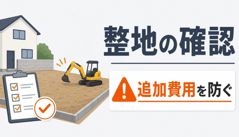解体後の整地で追加費用を防ぐための確認ポイント